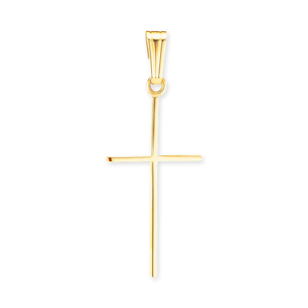 14K Gold Thin Classic Cross