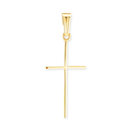 14K Gold Thin Classic Cross